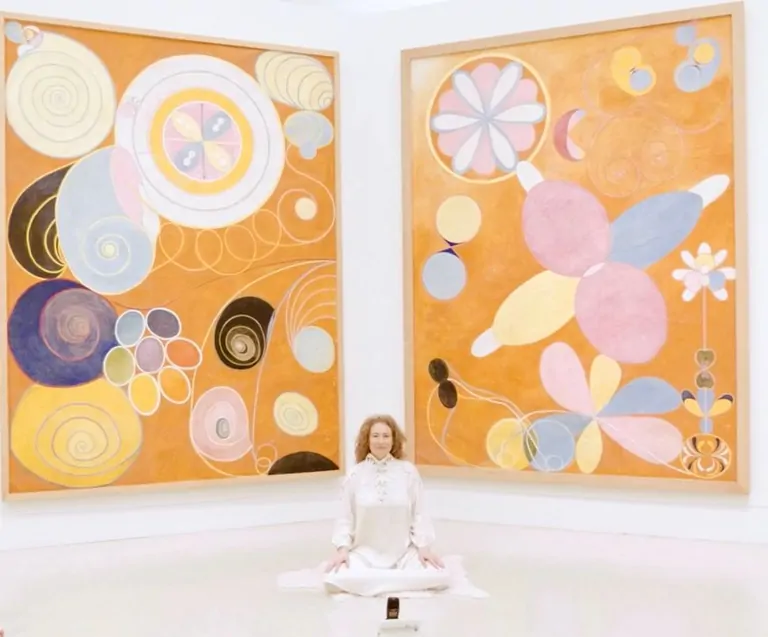 Meditation för inre ro i Hilma af Klints bildvärld