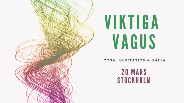 Viktiga Vagus  workshop 20 mars i Stockholm