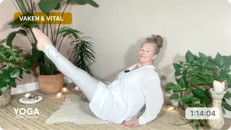 Yogaklass med Viveka - Uthållighet, nervsystem & energi. Tema: vaken och vital