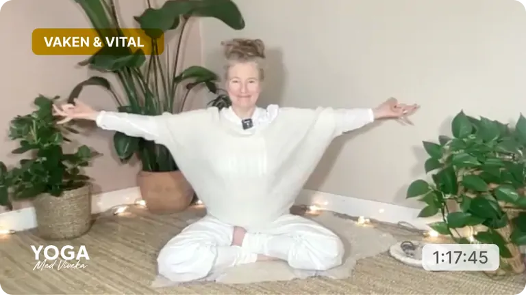 Yogaklass med Viveka - Starka nerver och återhämtning. Tema: vaken och vital