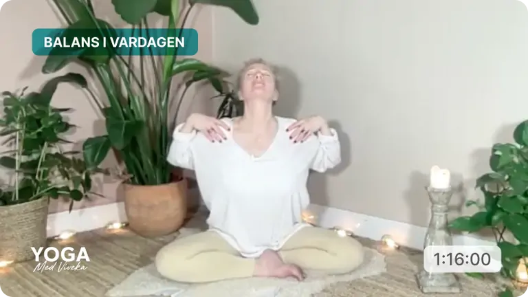 Yogaklass med Viveka - Sov gott! - Tema: Balans i vardagen