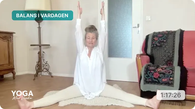 Yogaklass med Viveka - Balans i vardagen - Lungkapacitet & stillhet: Extended
