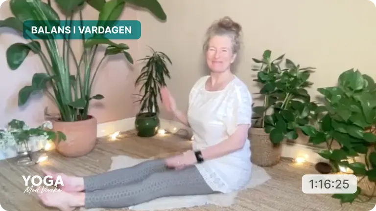 Yogaklass med Viveka - Balans i vardagen - Massage och inre ro