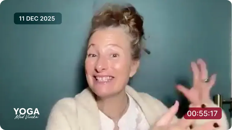 Viveka i yoga talks den 11 dec 2025, med fokus på: Omfamna det inre och yttre mörkret!